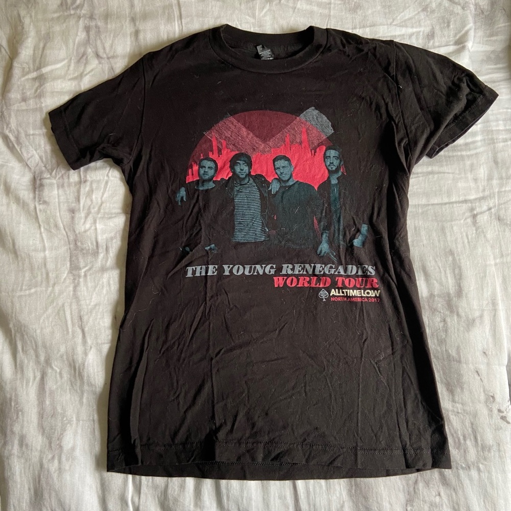 All Time Low world tour t-shirt